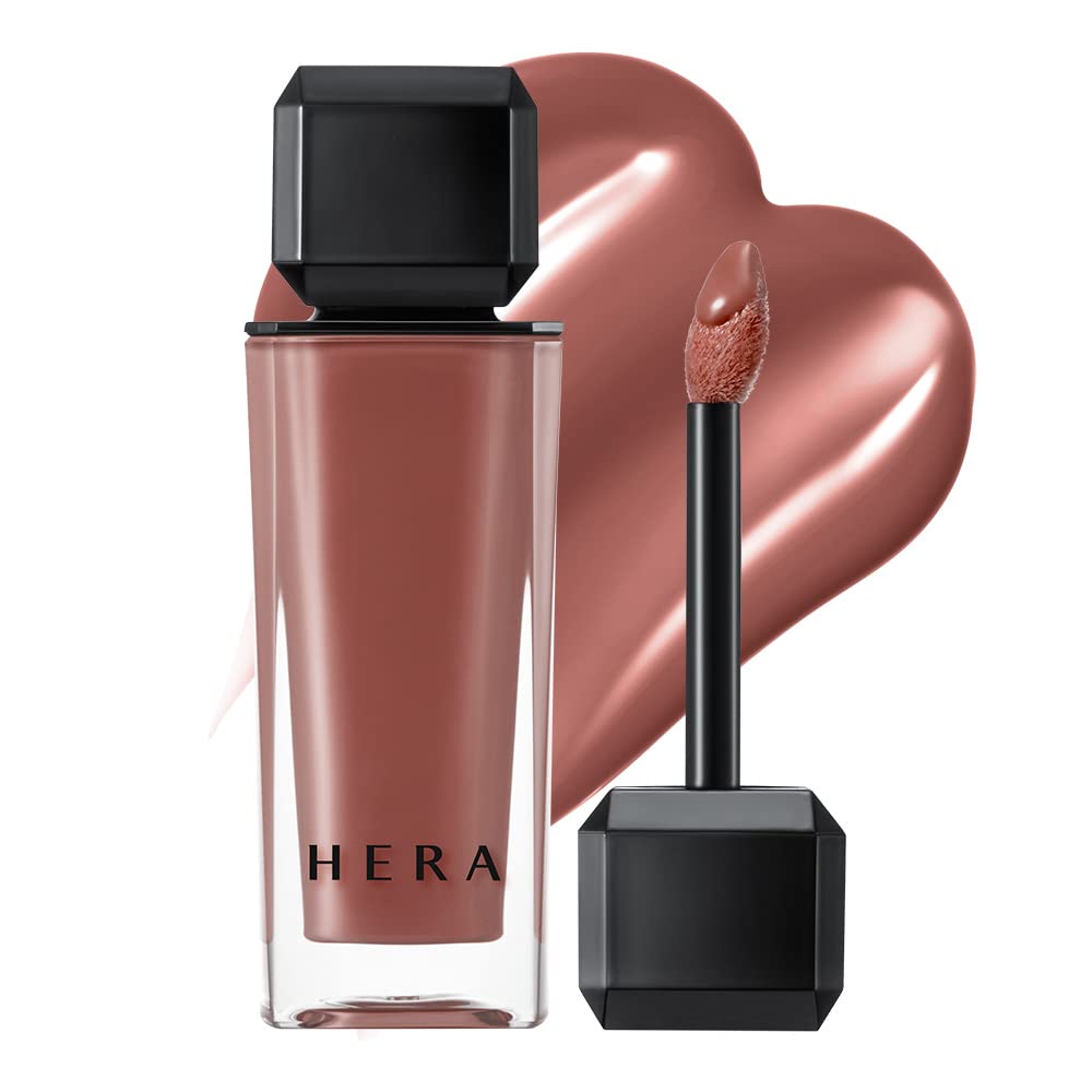 HERA Sensual Nude Gloss Lipstick #462 SPEECHLESS | Sheer & Glossy Finish, Non-sticky, Moisturizing and Hydrating, Korean Lip Makeup, 0.17 oz. (5g)