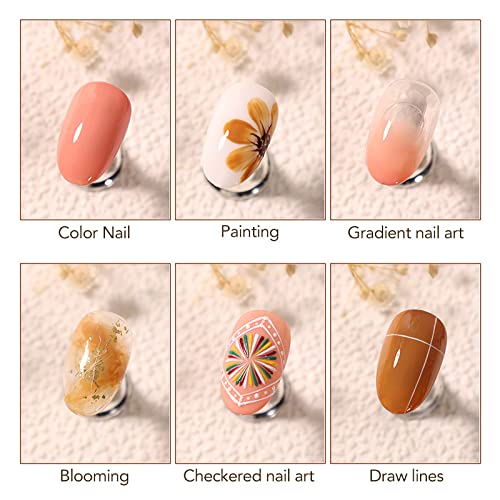 VENALISA 60 Colors Mud Gel Paint Nail Kit with Color Card Painting Drawing Nail Brush,Gel Nail Polish for Nails Art Whole Set Starter Manicure Nail Art Design Salon DIY at Home
