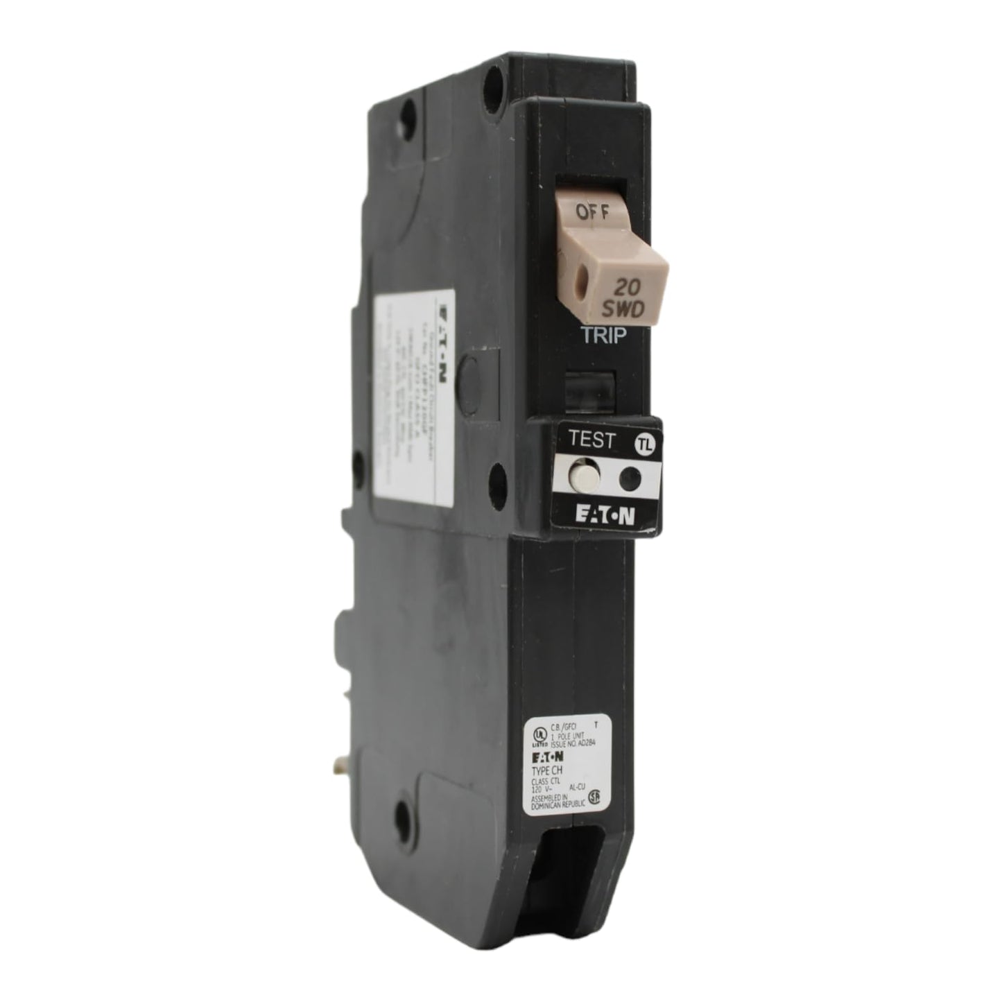Eaton Cutler-Hammer CHFP120GF 20A GFCI Circ Breaker - Quantity 1