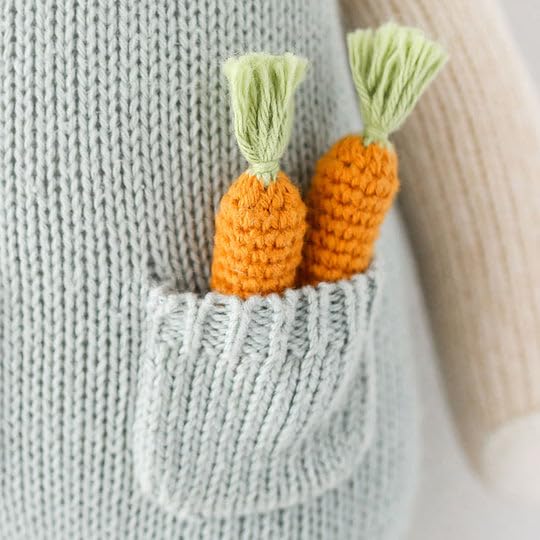 cuddle + kind Henry The Bunny Little 13" Hand-Knit Doll – 1 Doll = 10 Meals, Fair Trade, Heirloom Quality, Handcrafted in Peru, 100% Cotton Yarn