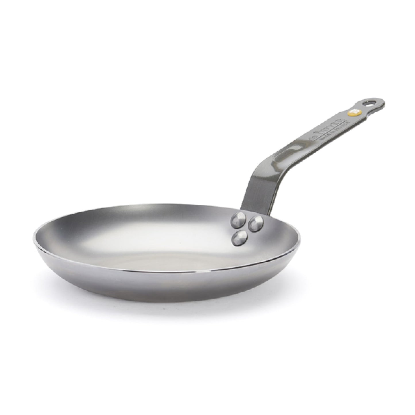 De Buyer MINERAL B Carbon Steel Omelette Pan - 8” Diameter, 6.9” Cooking Surface - PFAS, PFOA & PFOS Free - Made in France