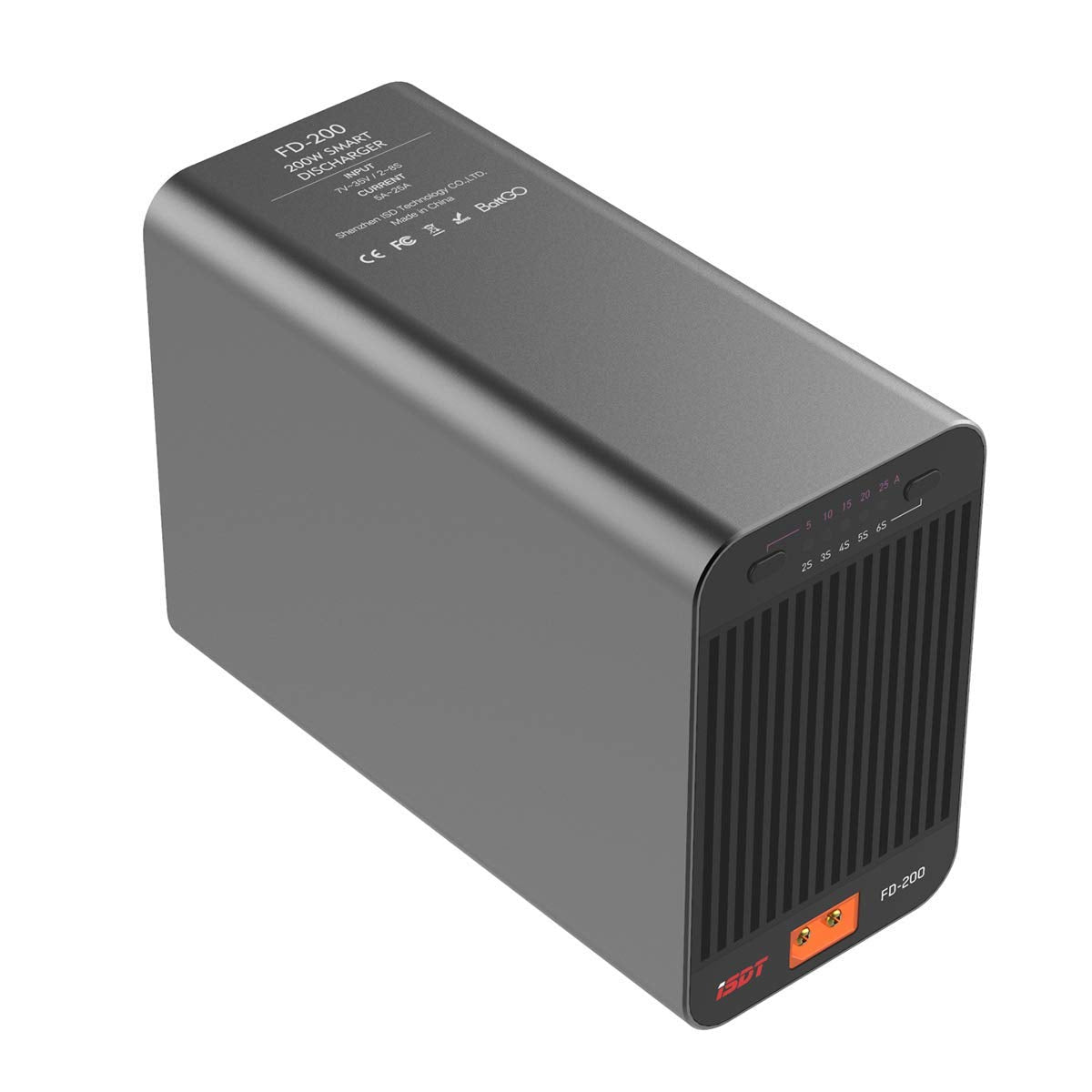 ISDT FD-200 Smart Discharger 200W 25A Wireless APP Control Discharger Capacity 2-8S Lipo Battery Discharging