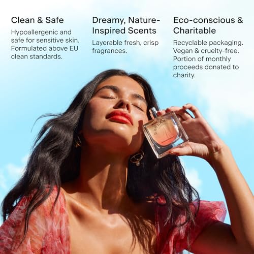 Skylar Sunkissed Dahlia Eau de Parfum - Hypoallergenic & Clean Perfume for Women & Men, Vegan & Safe for Sensitive Skin - Floral Perfume with Notes of Dahlia, Apple & Amber - 50mL /1.7 Fl oz