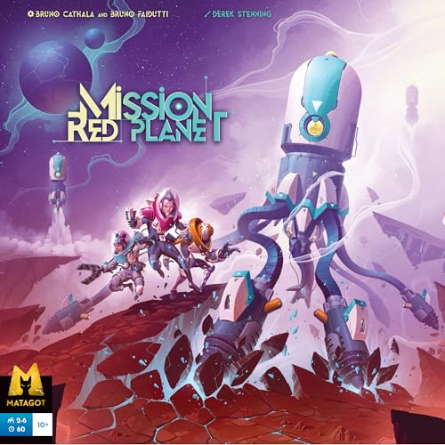 Mission Red Planet Board Game - Compete to Colonize Mars in a Space Exploration & Resource Management Strategy Game, Fun for Kids & Adults, Ages 14+, 2-6 Players, 45-90 Minute Playtime