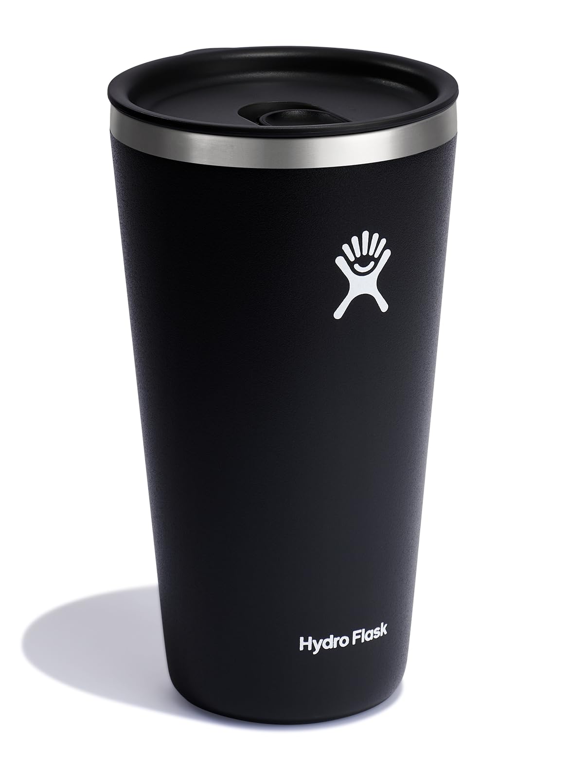 Hydro Flask All Around Tumbler Press-in Lid, Insulated Travel Mug, Stainless Steel Coffee Cup 28 Oz Black