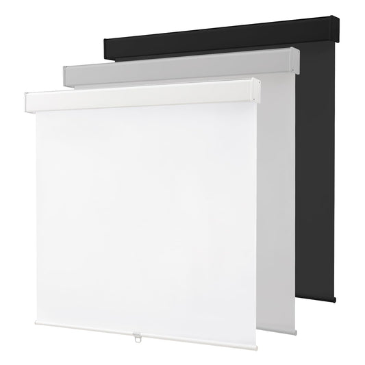 Anpark Cordless Roller Window Shades,100% Black Out Shade for Windows,Thermal Insulated UV Protection Window Blinds,Door Blinds,Blackout Window Shades Pull Down for Home,Office,39" W x 72" H, White