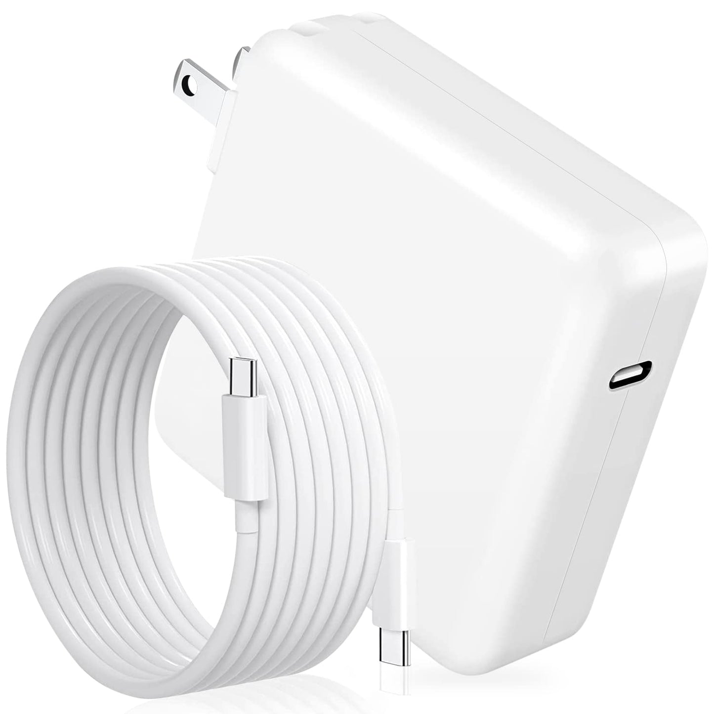 Mac Book Pro Charger - 118W Power Adapter Compatible with USB C Port MacBook Pro & MacBook Air 13, 14, 15, 16 inch, New ipad Pro and All USB C Device, 6.6ft USB-C to C Charge Cable