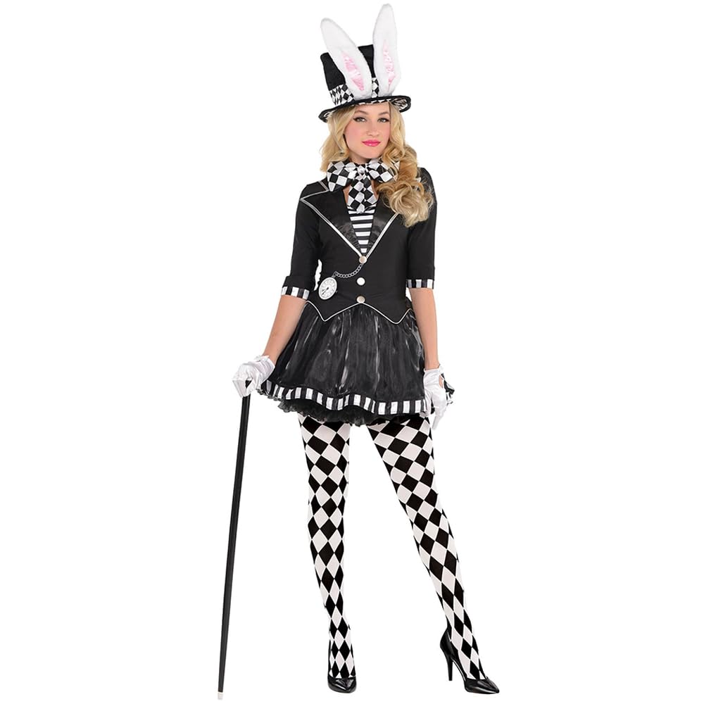 Amscan Dark Mad Hatter Costume - Girls Large - 12-14,1 Pc