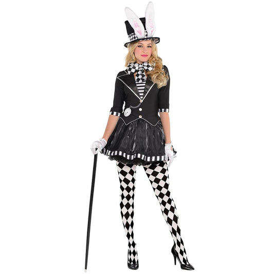 Amscan Dark Mad Hatter Costume - Girls Large - 12-14,1 Pc