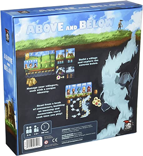 Red Raven Games Above and Below, Strategy Board Game