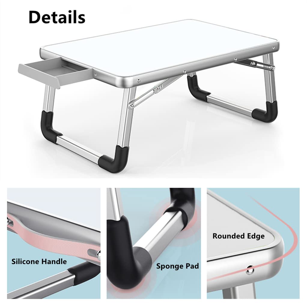Laziiey Lap Desk Kids Dry Erase Board for Kids Art Table Foldable Play Table for Toddler Drawing Activity Homework (24" x 16")