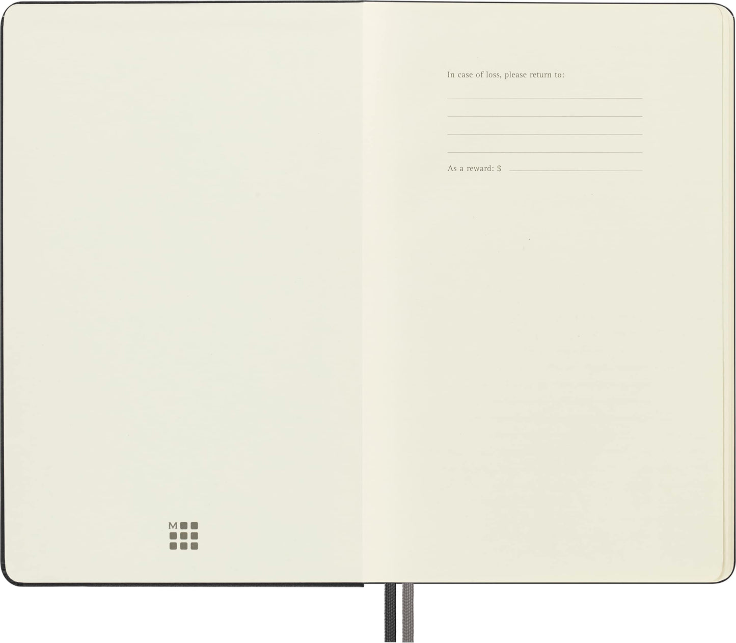 Moleskine Classic Expanded Notebook, Hard Cover, Large (5" x 8.25") Plain/Blank, Black, 400 Pages