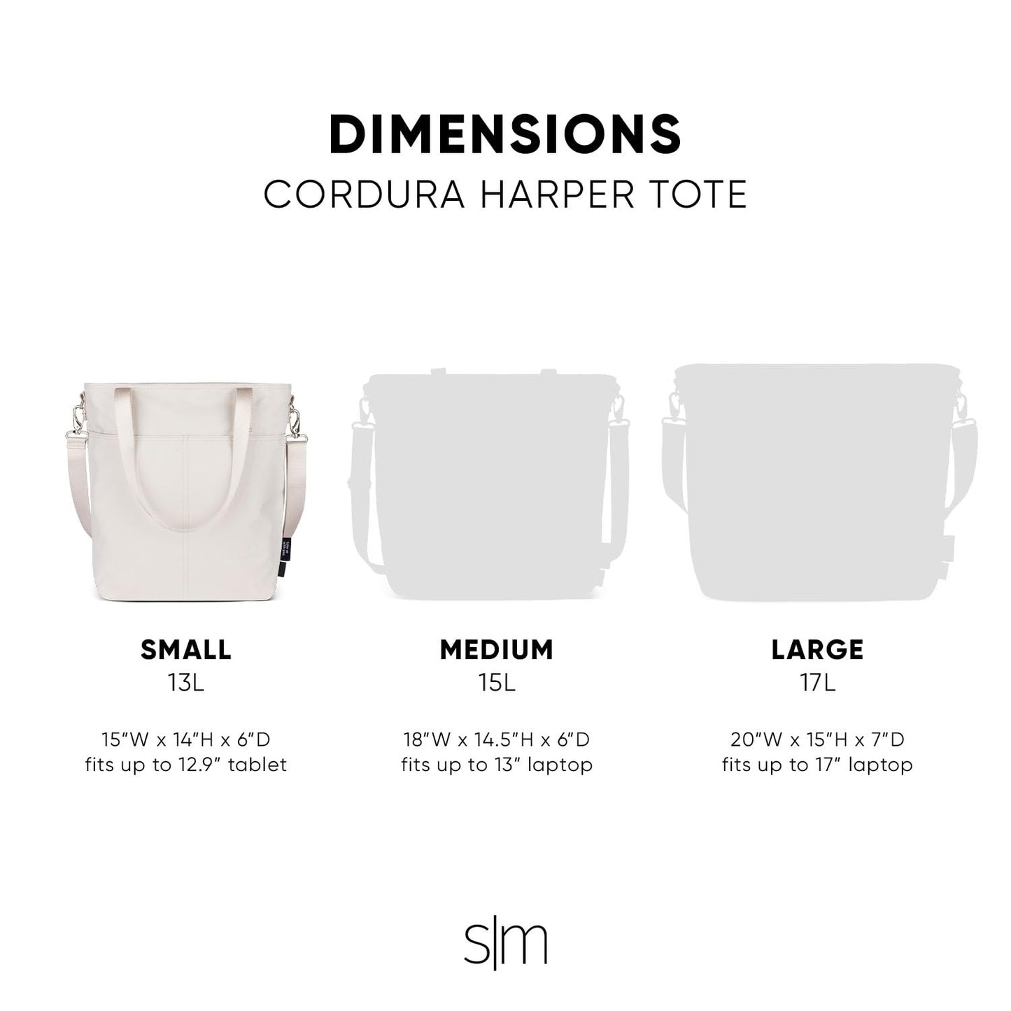 Simple Modern Tote Bag for Women | Small Water-Resistant Laptop Purse with Compartments and Zipper Top | Shoulder Bag with Crossbody Strap and Pockets for Work, Travel & School | Almond Birch