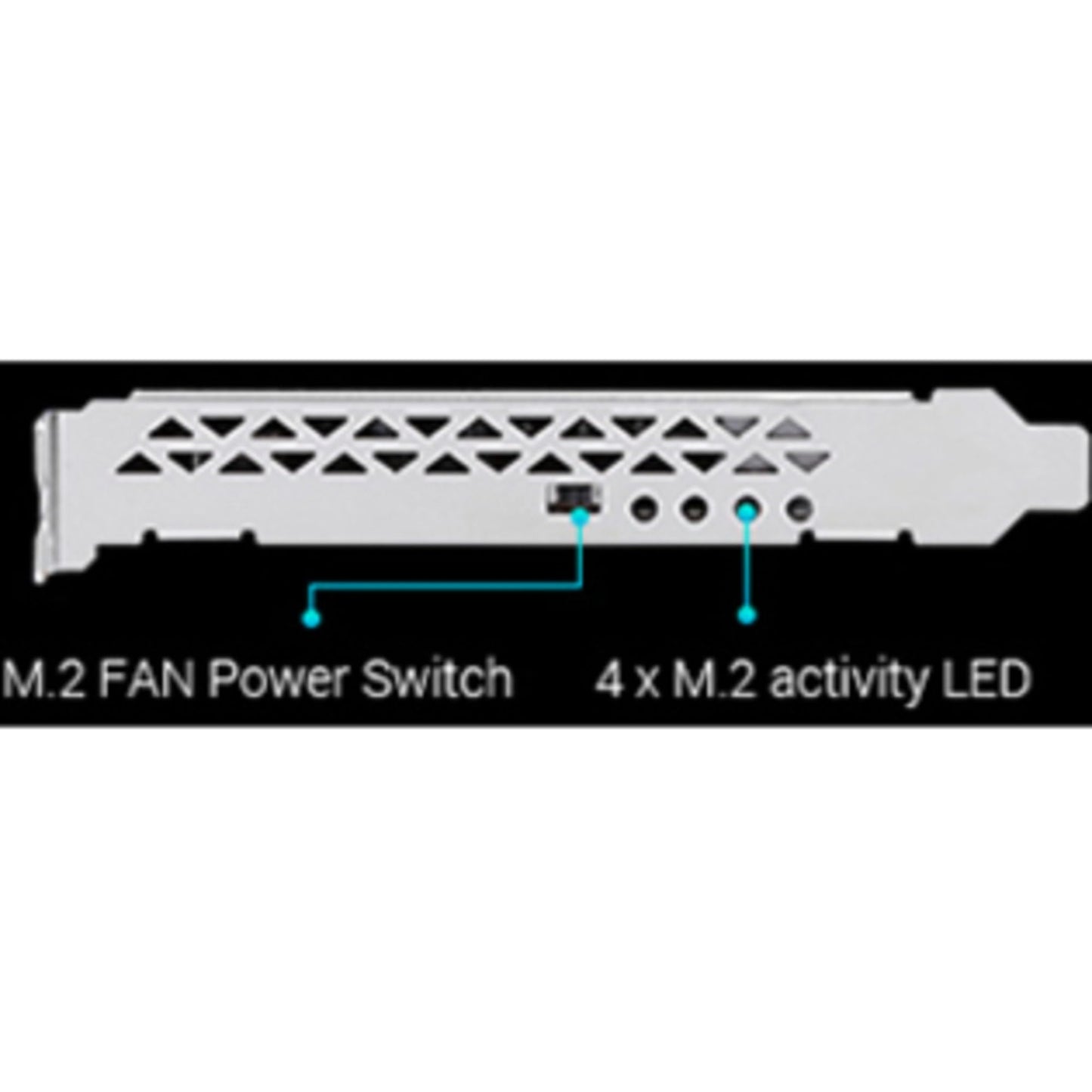 ASUS Hyper M.2 X16 PCIe 3.0 X4 Expansion Card V2 Supports 4 NVMe M.2 (2242/2260/2280/22110) Upto 128 Gbps for Intel VROC and AMD Ryzen Threadripper NVMe Raid