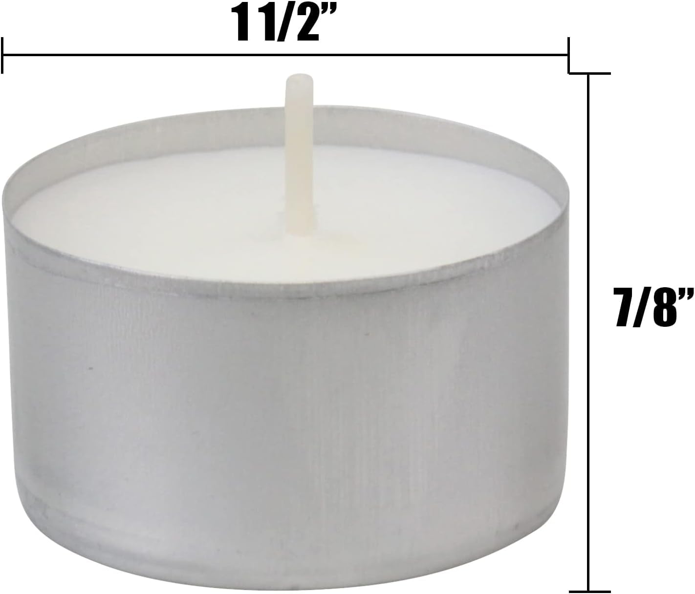Stonebriar 300 Pack Unscented 8 Hour Extended Burn Time Tea Light Candles