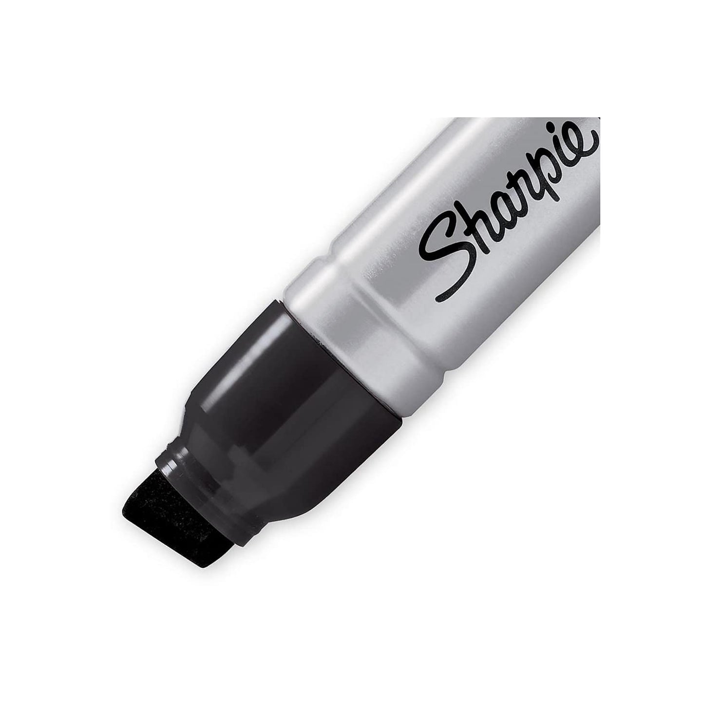 Sharpie Magnum Permanent Markers, Oversized Chisel Tip, Black, 12 Count - Office, Home, Teacher Supplies, Great for Poster Boards