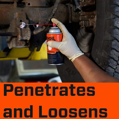 Kroil Original Penetrating Oil (Aerosol Spray-16.5oz Can-Case of 6) | Penetrant for Rusted Bolts, Metal, Hinges, Chains, Moving Parts | Rust, Corrosion Inhibitor (AZKS162C6)