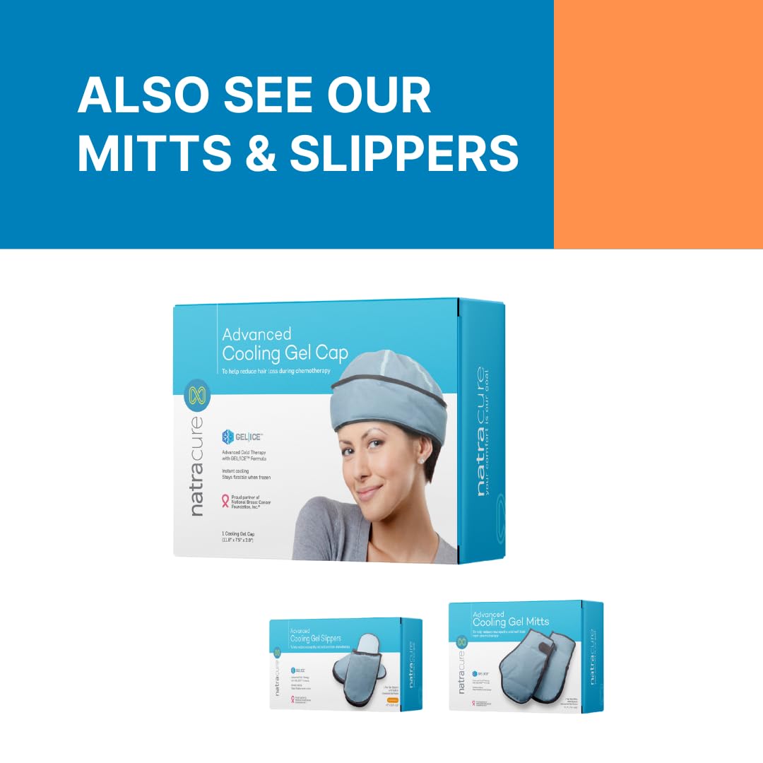 Cold Cap for Chemotherapy Patients by NatraCure - Essential for Any Chemo Care Package for Women or Men, Comfort Items Chemo Patients, Chemotherapy Must Haves for Women - 762-NC001- One Size