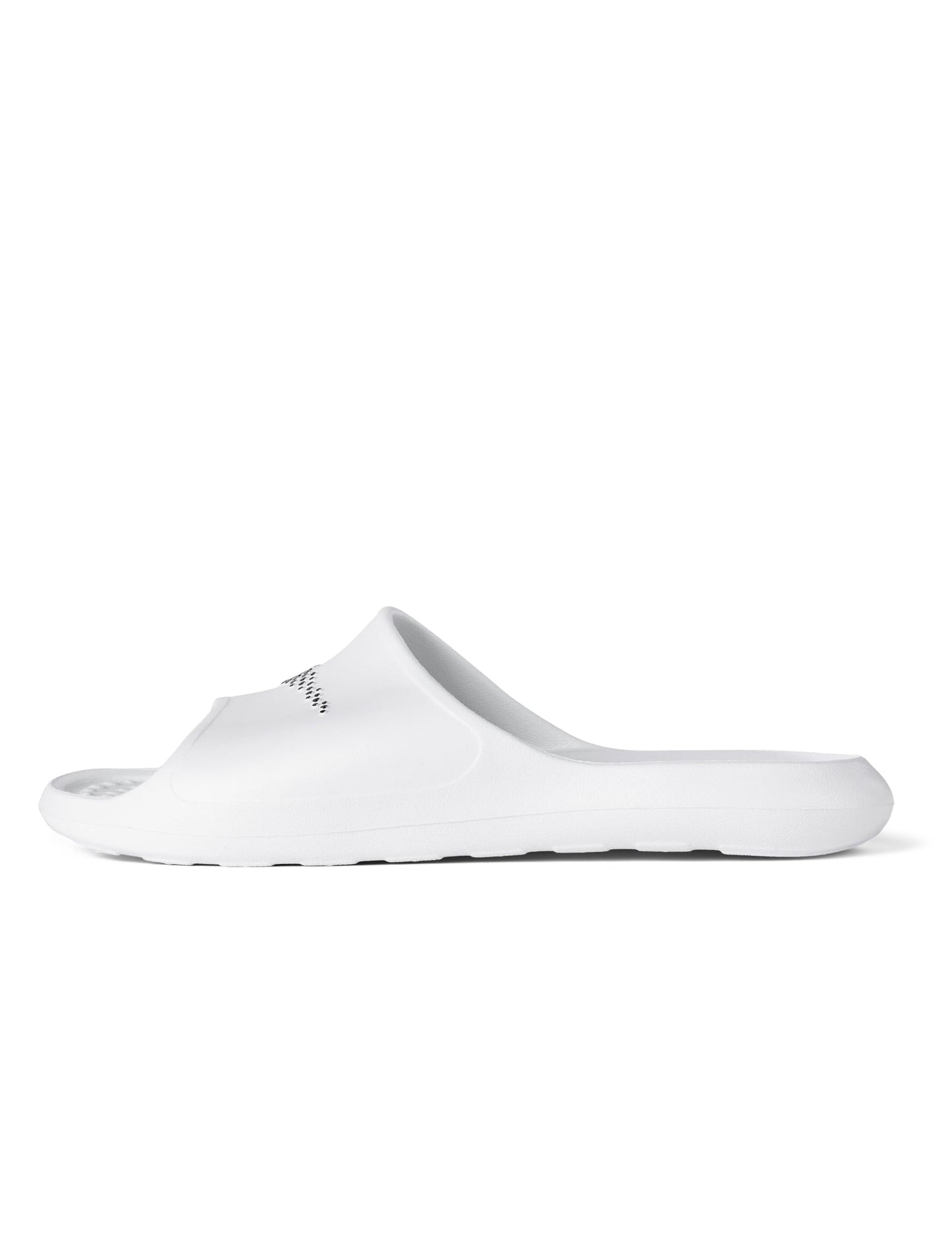 Nike Men's Victori One Shower Slides, White/Black-White, 10