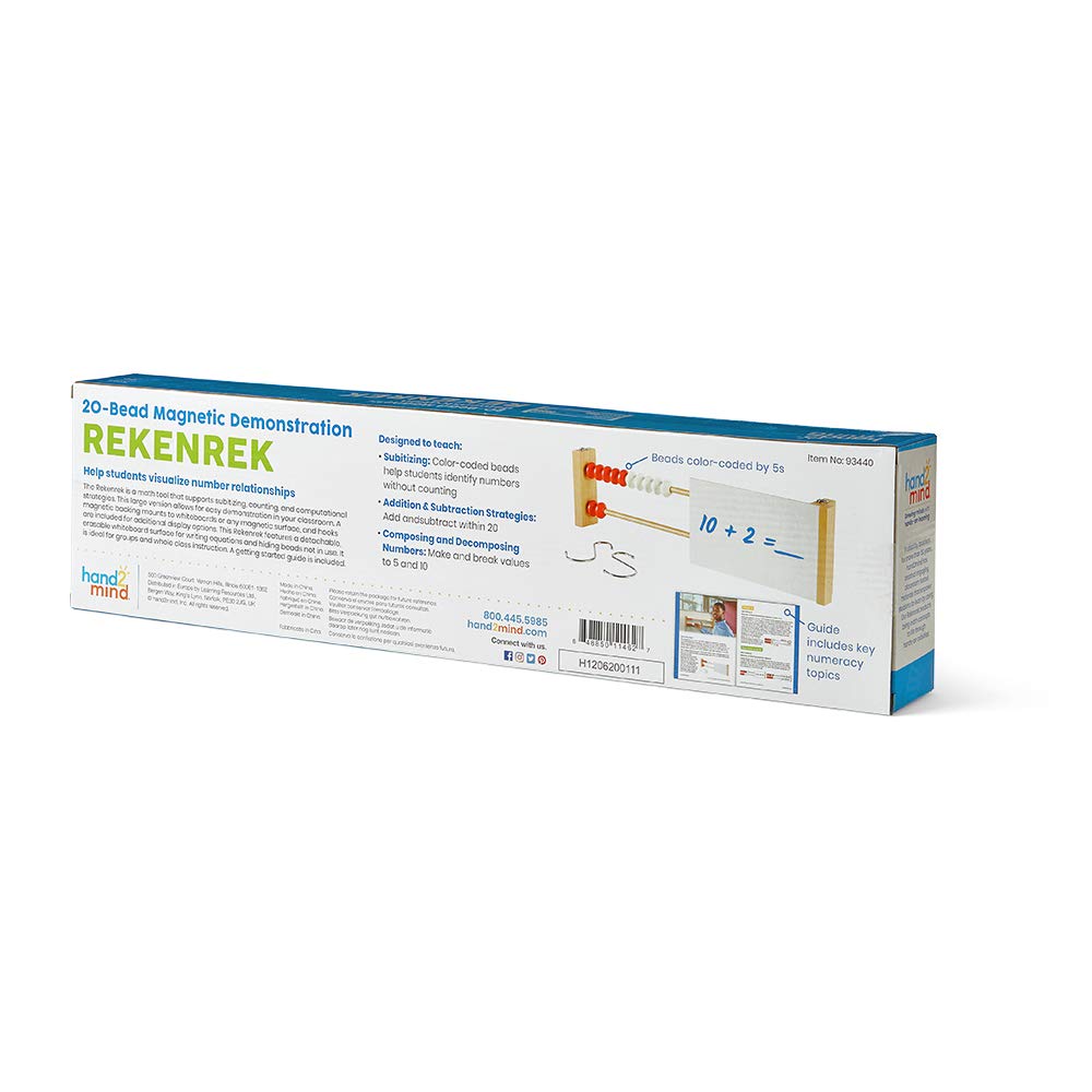 20-Bead Rekenrek Magnetic Demonstration