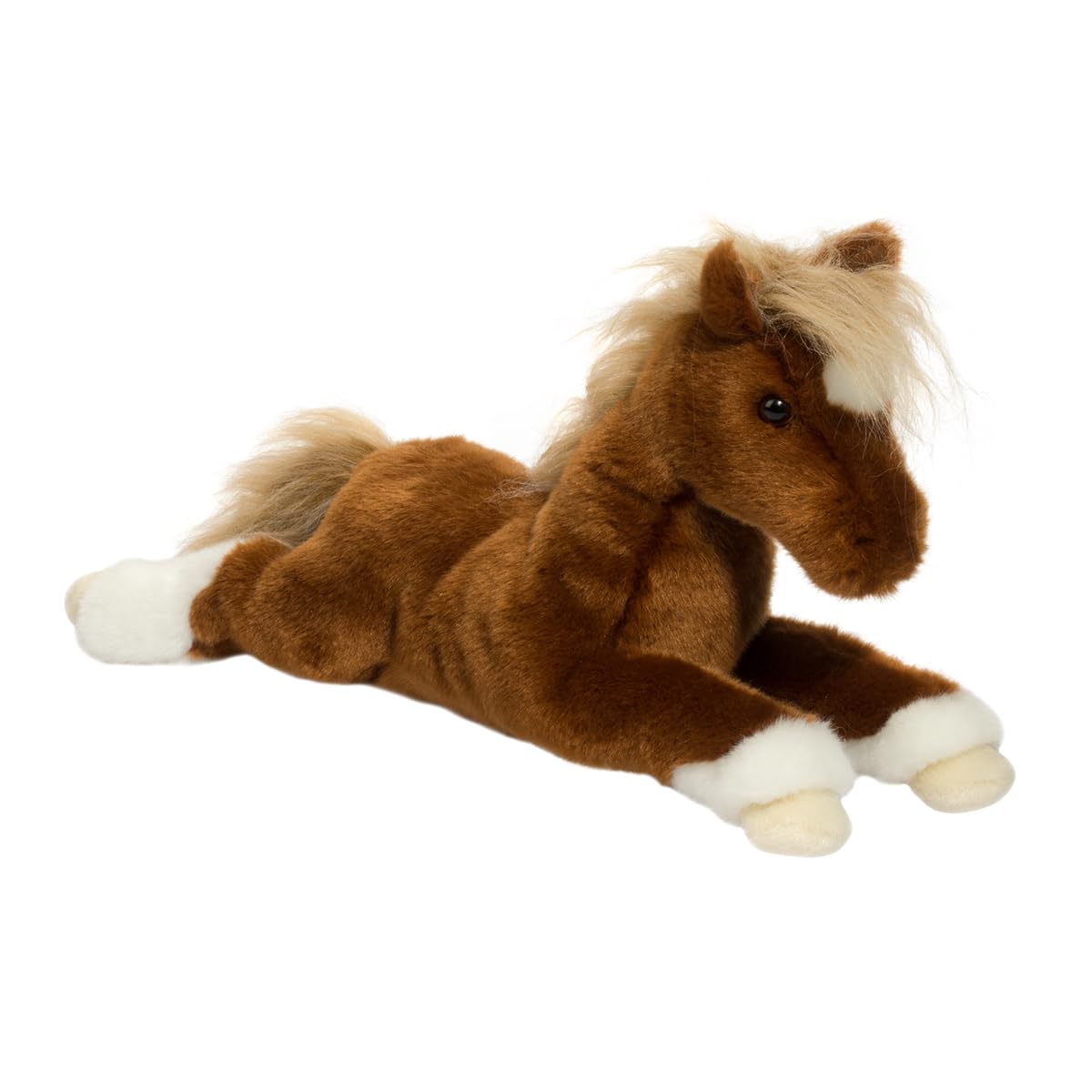 Douglas Wrangler Horse Plush Stuffed Animal – Realistic Chestnut Ranch Horse Plush Toy for Kids, Horse Lovers & Animal Lovers, 15" Long (38 cm)