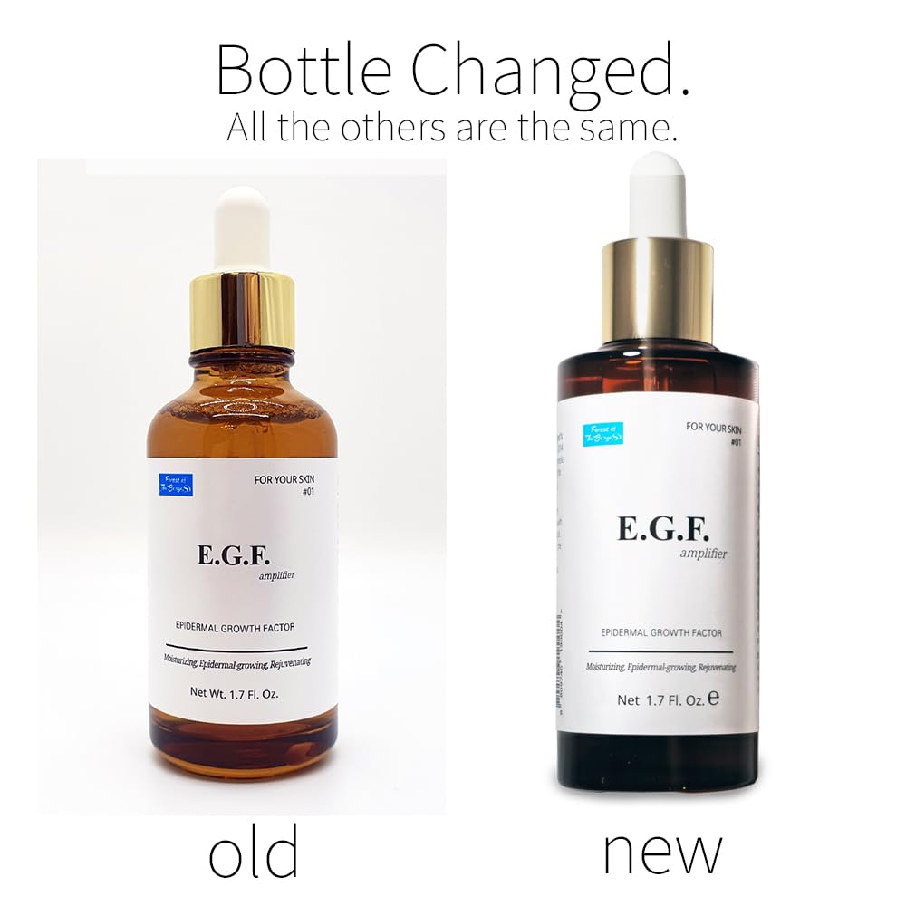 EGF Serum Epidermal Growth Factor 1.7 Fl. Oz. / 50ml / face serum cosmetic ingredients for skin serum korean egf growth factor egf ample after microneedling
