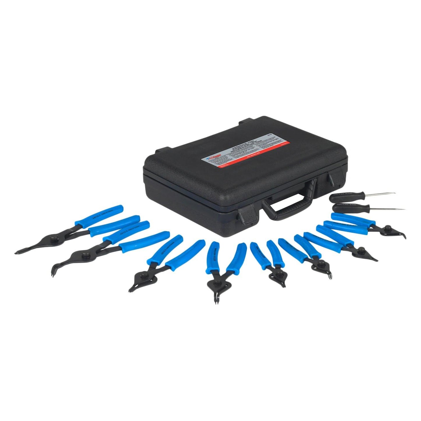 OTC 4512 Stinger Internal and External Snap-Ring Pliers - 8 Piece Set