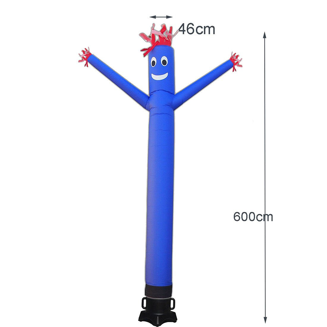 20ft Advertising Inflatable Tube Men(No Blower) Giant Waving Arm Fly Puppet Christmas Decorative Signs for Business Store Party