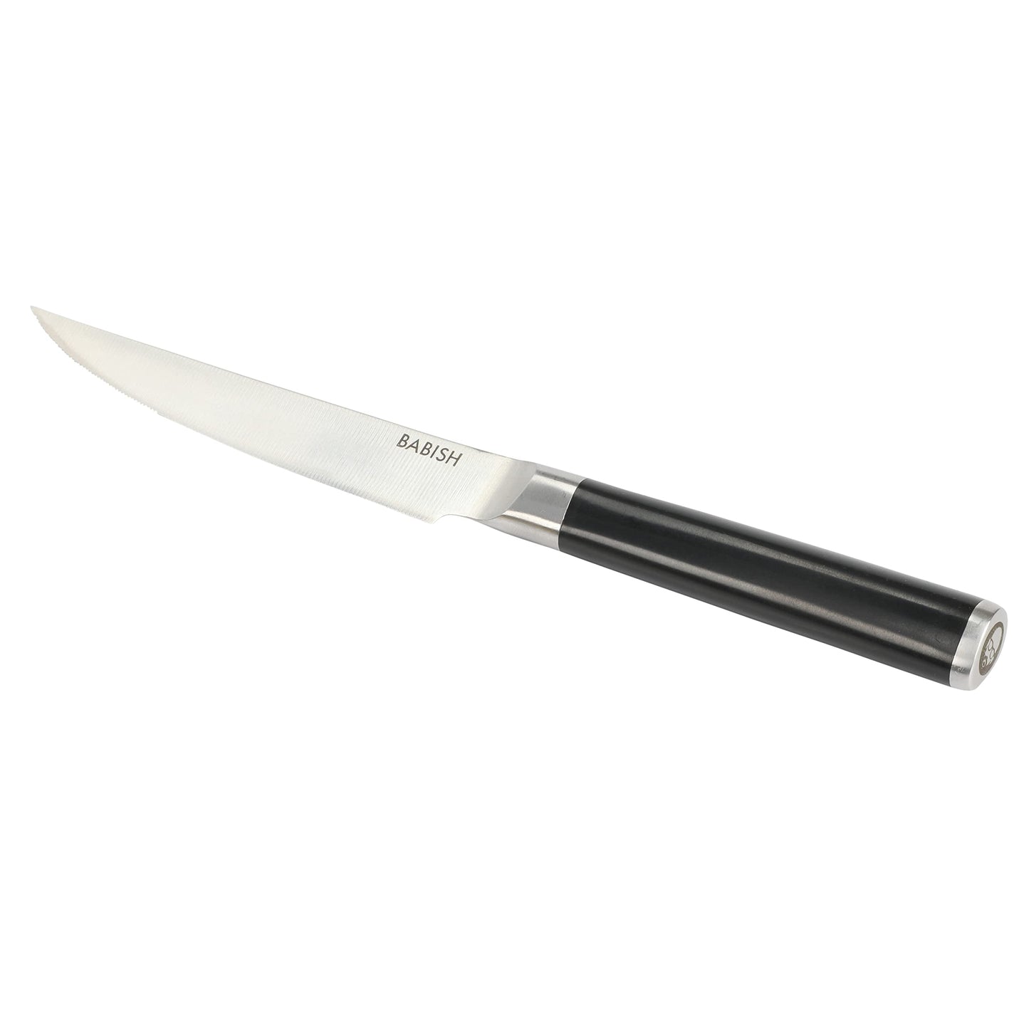 Babish 4-Piece Forged Kitchen Steak Knife Set – High-Carbon 1.4116 German Steel Cutlery – Sharp & Durable Steak Knives for Dining and Grilling