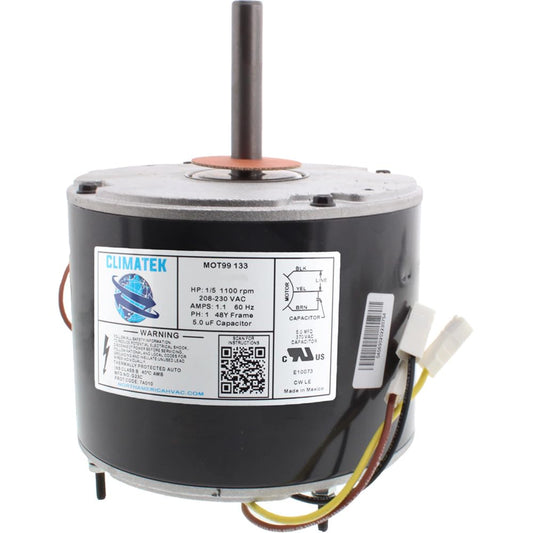 5KCP39DGY543S - ClimaTek Exact Replacement for GE Genteq 1/5 HP Fan Motors 5KCP39DGY543S 5KCP39EGUA11BS