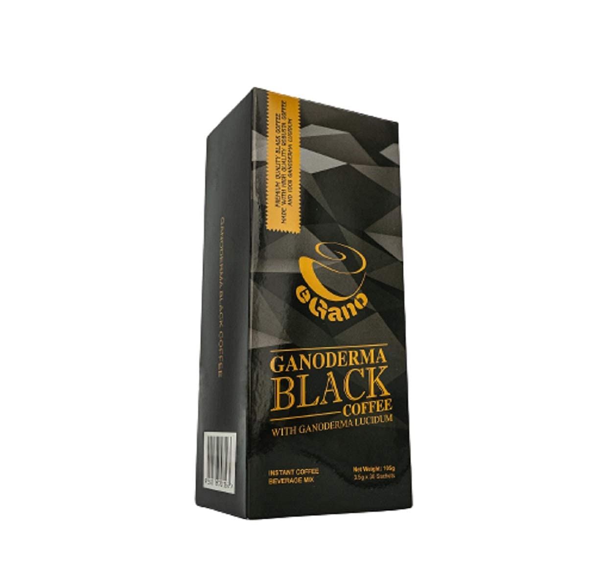 6 Boxes eGano Premium Ganoderma Black Coffee Instant Coffee With Ganoderma Lucidum Extract (3.5g x 30 Sachets / Box)