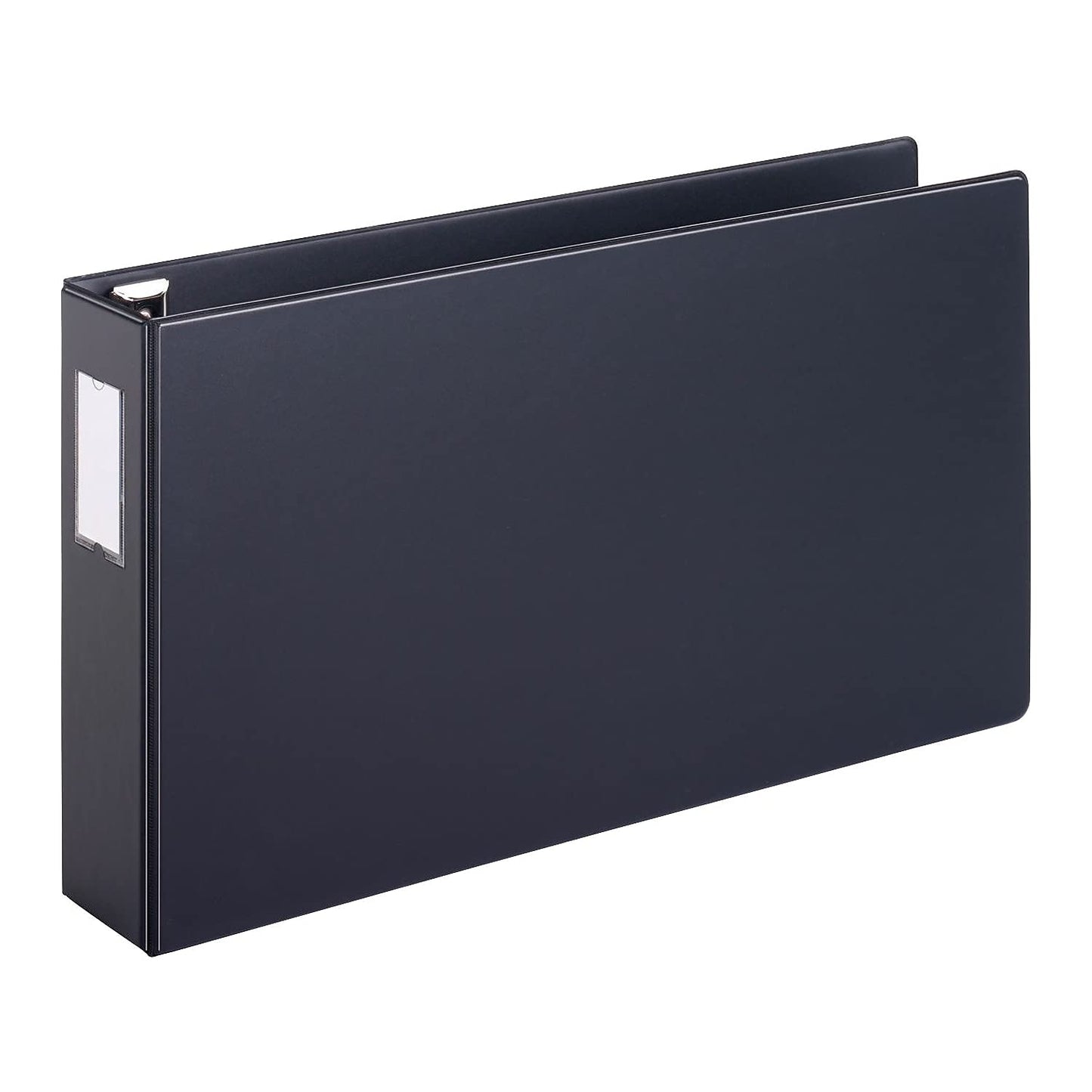 Cardinal® Premier 11" x 17" Binder, Easy Open® Locking Slant-D® Rings, 3", 650-Sheet Capacity, Black with Spine Label Holder