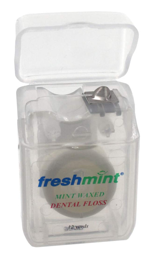144 Spools of Freshmint® 12 Yards Mint Waxed Dental Floss