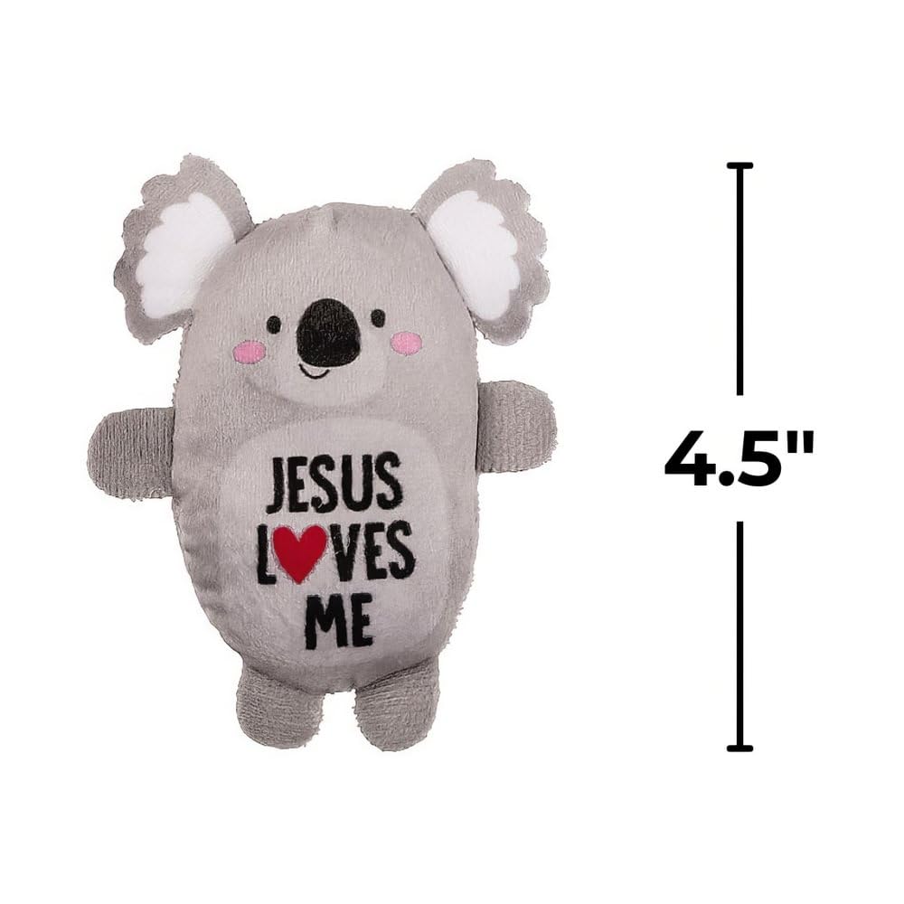 Fun Express - Jesus Loves Me Plush Animal Assortment - Toys - Plush - Bean Bag Animals - 50 Pieces