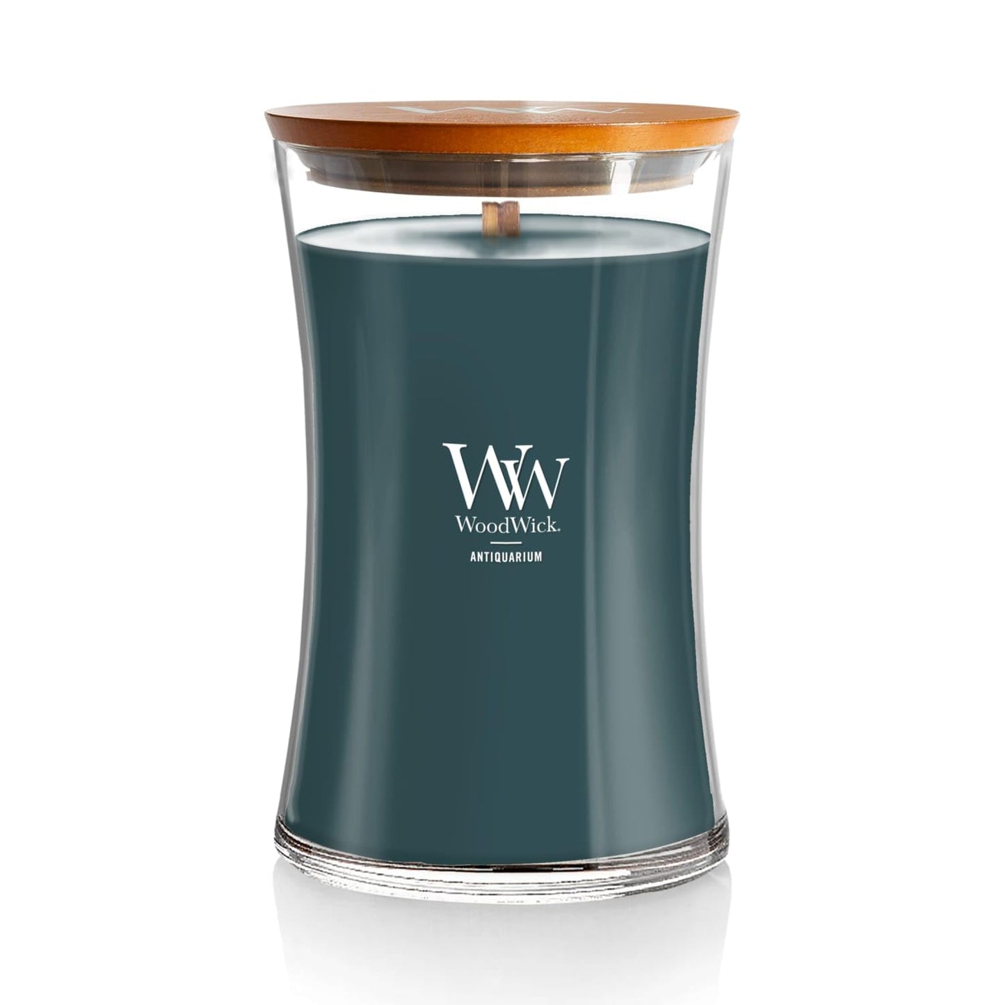 WoodWick Antiquarium Scented Large Hourglass Candle, Crackles as it Burns, Great for Gifting, 21oz