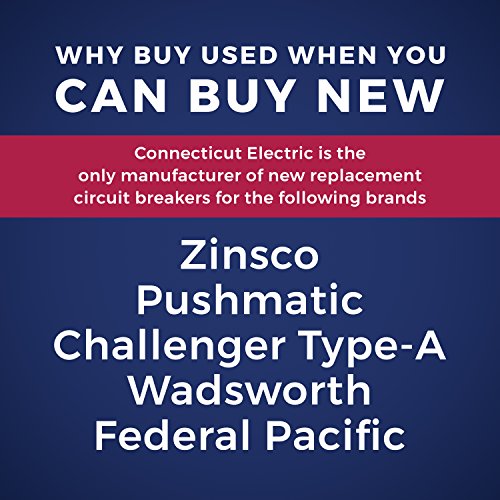 Connecticut Electric UBIZ0220-New Zinsco RC3820 Replacement Two Pole 20 Amp Thin Series Circuit Breaker