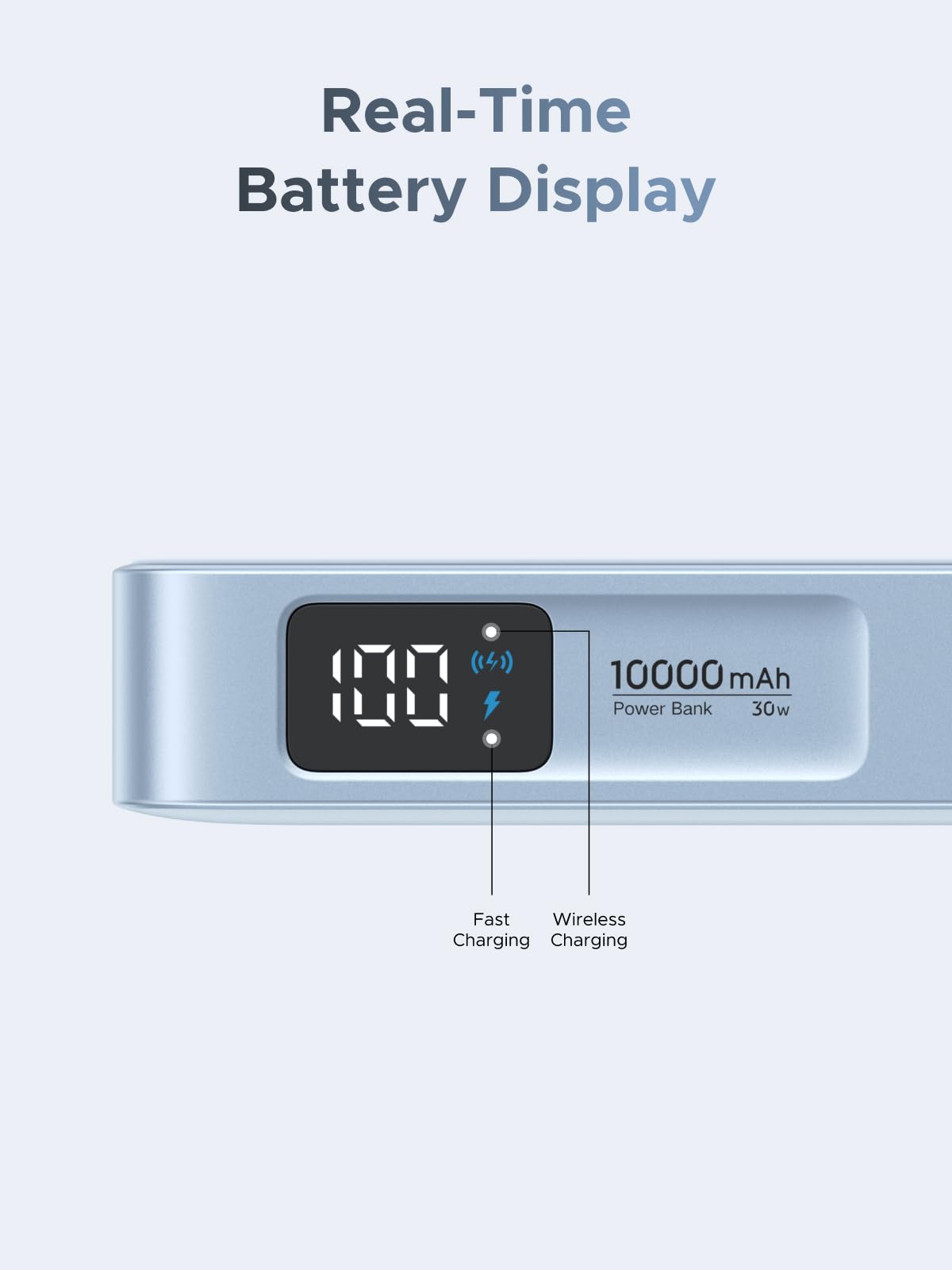 UGREEN MagFlow 10,000mAh Power Bank, Qi2 25W Certified Wireless Charging, Magnetic Portable Charger for MagSafe with Built-in Cable, 30W USB-C Battery Pack for iPhone 17 Pro Max/16/15/14/13/12