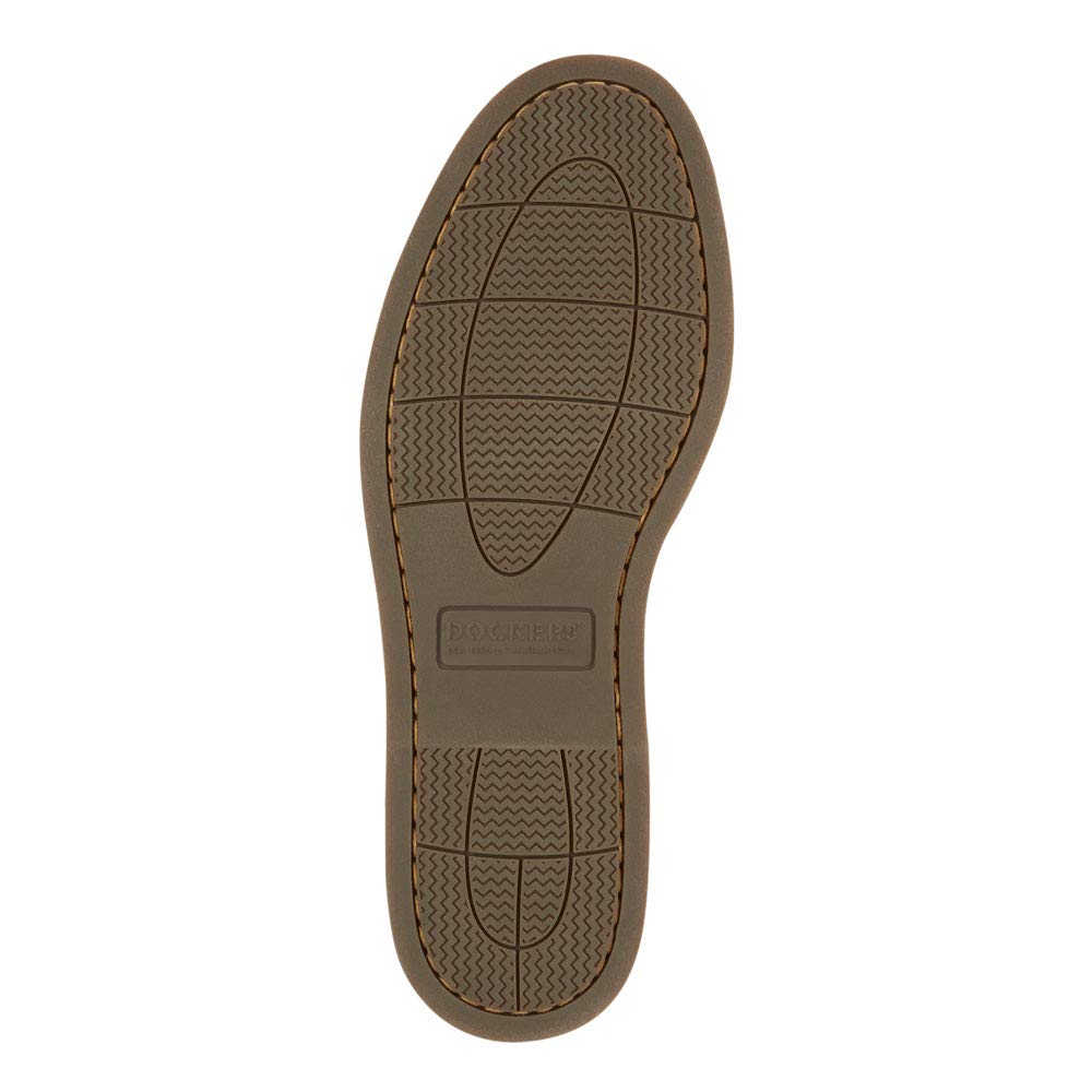 Dockers Men’s Vargas Leather Handsewn Boat Shoe,Rust, 10.5 M US