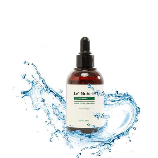 Le' Nubele Azulene Cica Ampoule | Korean Skincare for Sensitive Skin | Soothing & Hydrating Formula with Azulene & Centella Asiatica | NET. 1.69 fl. oz. / 50ml