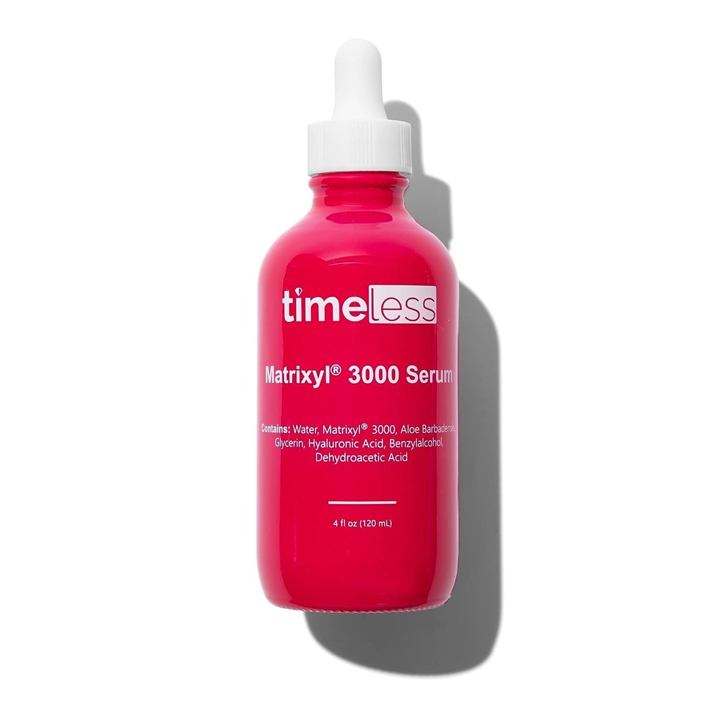 Timeless Skin Care Matrixyl 3000 Serum - Personal Care Face Serum Supports Hydration - with Hyaluronic Acid - Fragrance-Free - for Skin Care - 4 oz