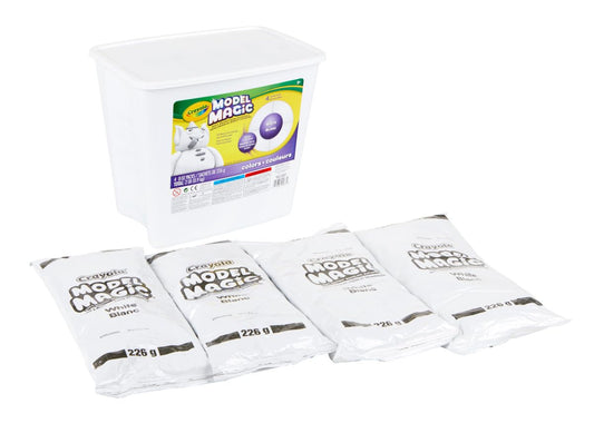 Crayola Model Magic 2lb Resealable Bucket, White