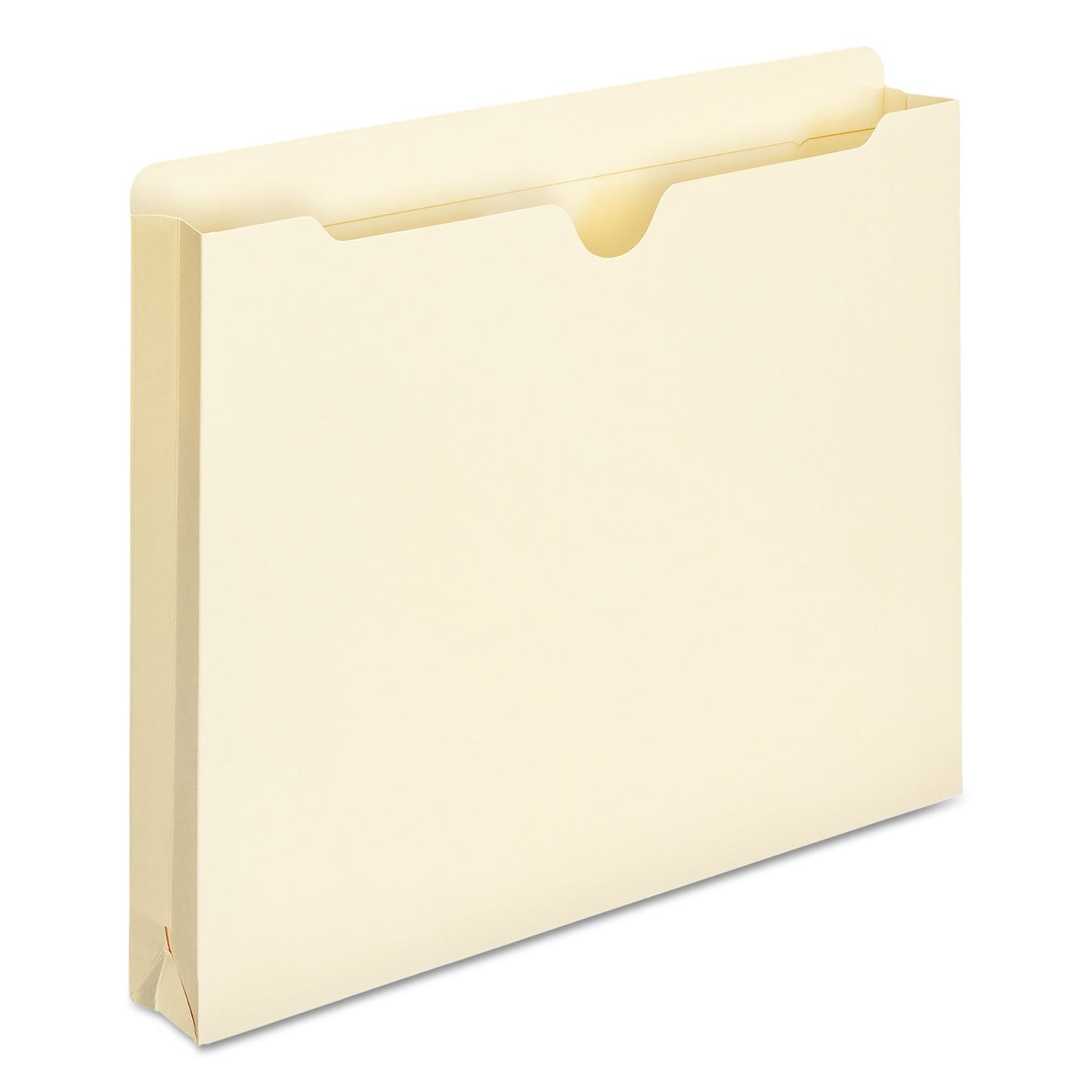 Smead File Jacket, Reinforced Straight-Cut Tab, 1-1/2" Expansion, Letter Size, Manila, 50 per Box (75540)