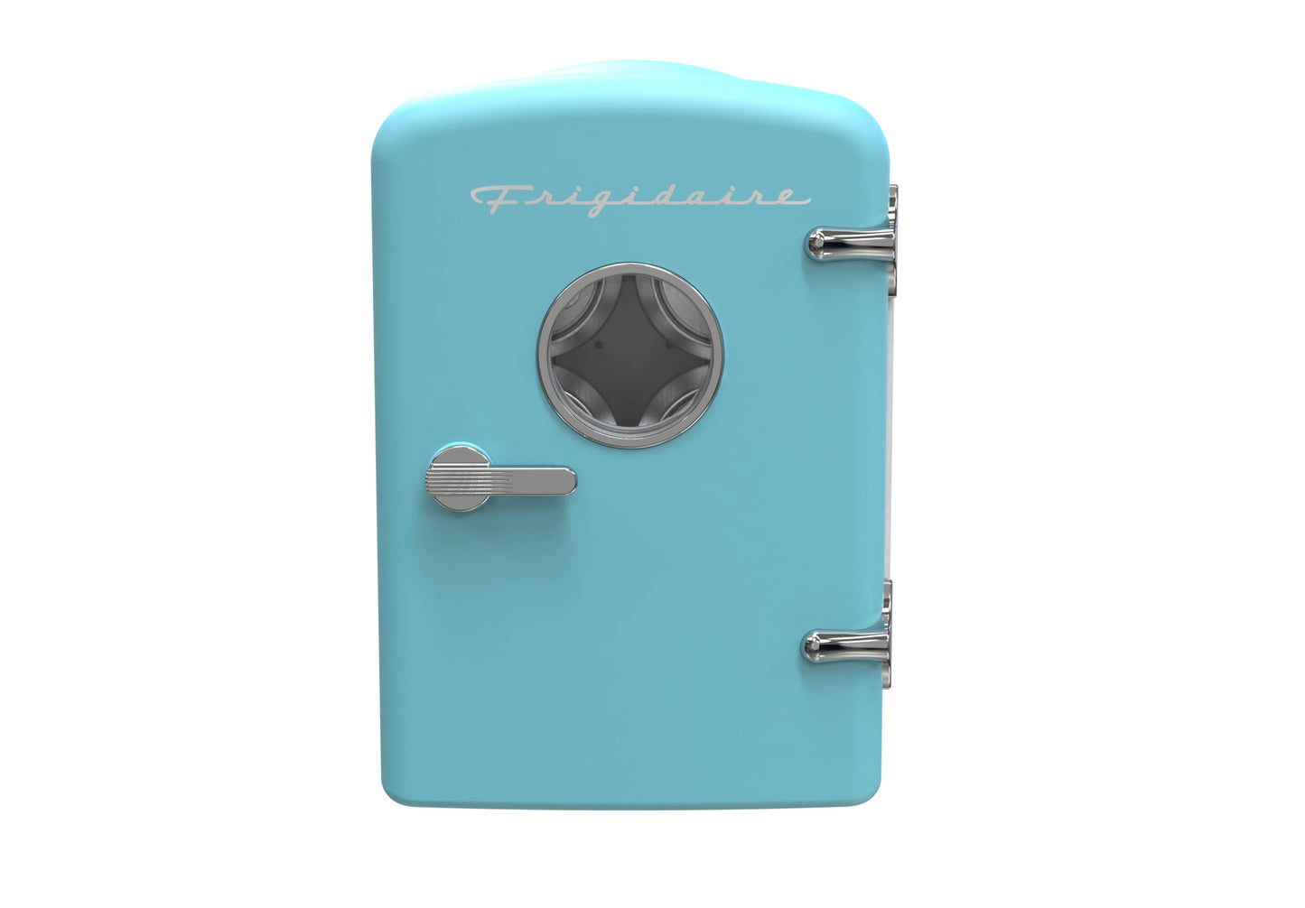 Frigidaire EFMIS171 Retro Mini Portable Personal Fridge - Ideal for Home, Office or Dorm - Includes Carrying Handle, AC/DC Wall/Car Charger (SkyBlu)