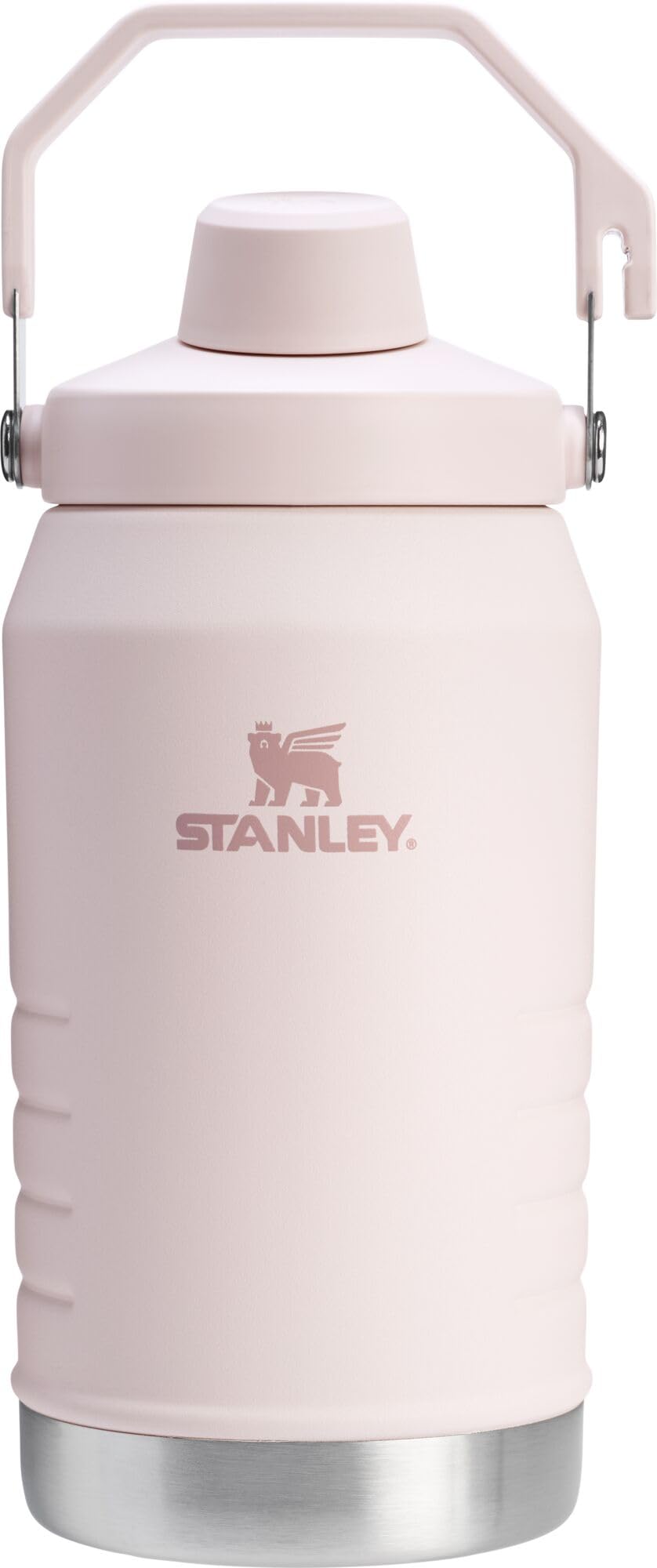 Stanley IceFlow Fast Flow Jug with Handle 64 oz | Twist On Angled Spout Lid | Leakproof for Travel and Sports | Insulated Stainless Steel | BPA-Free | Rose Quartz 2.0