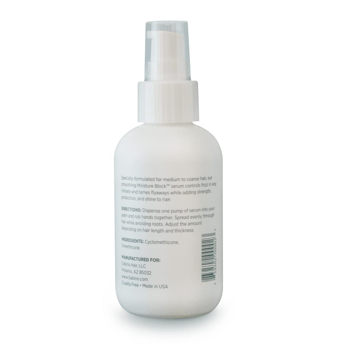 Sabino Hair Solutions Moisture Block | Anti-Frizz Serum