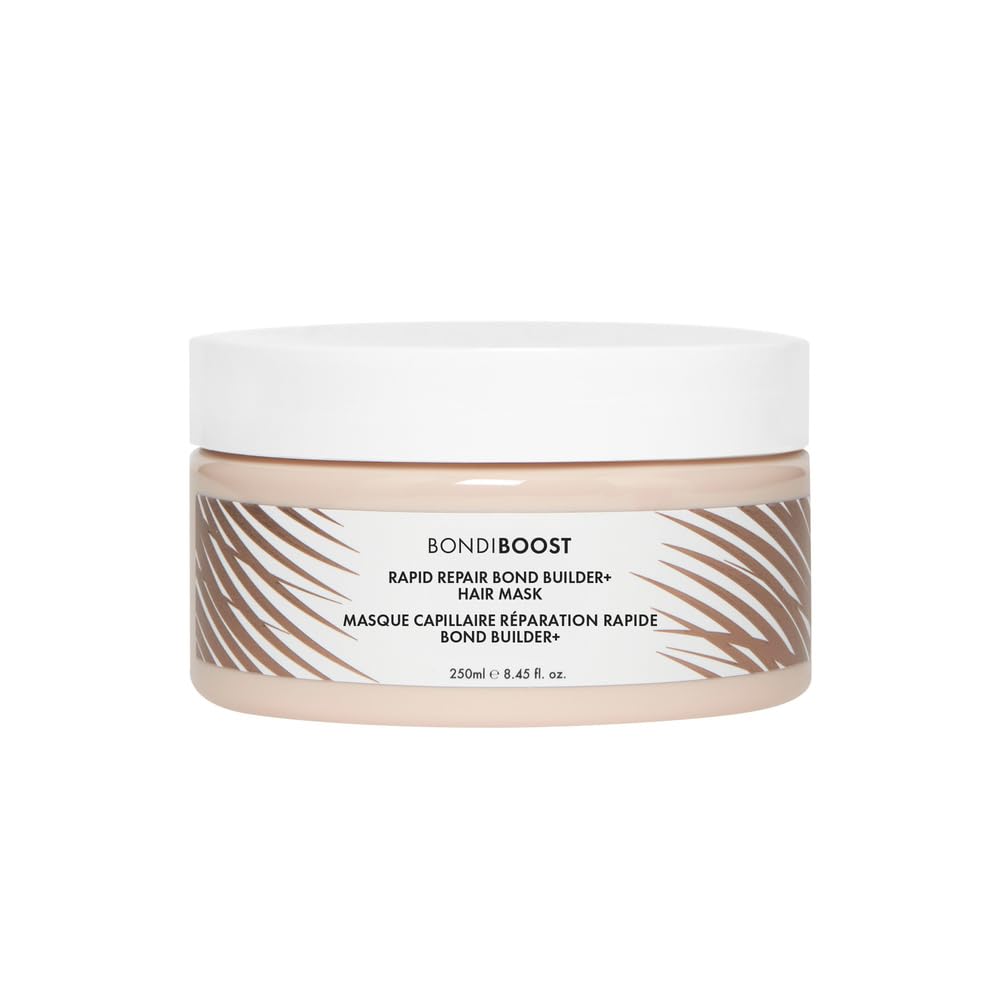 BONDIBOOST Rapid Repair Bond Builder + Hair Mask for Damaged Hair [8.45 fl oz], Deep Conditioning Treatment + Restores Strength & Shine