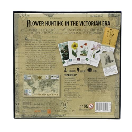 Botany Board Game | Family Strategy Game for Young Botanists and Adults | Ages 8+ | for 1-5 Players | Average Playtime 45-90 mins | Perfect for Family Game Night