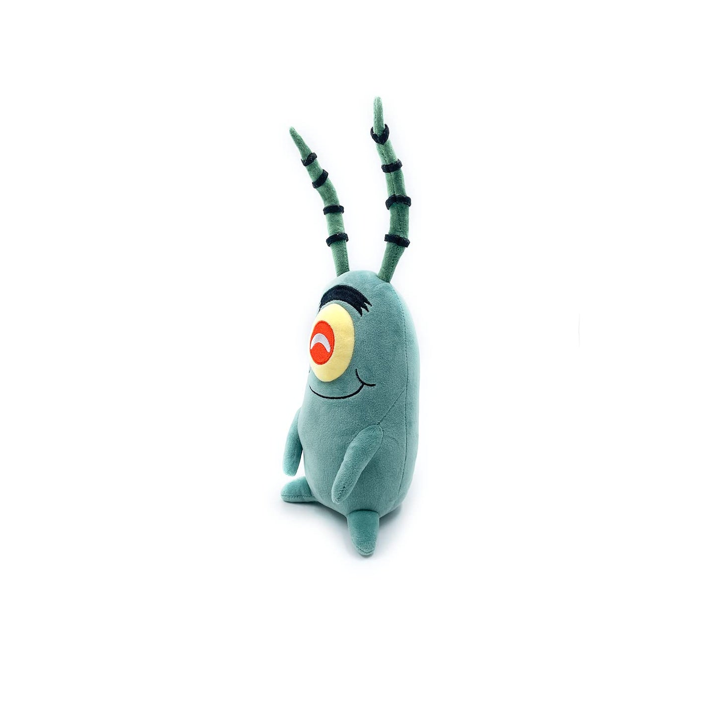 Youtooz Plankton Sitting Plush 9" Inch, Spongebob Official Licensed Stuffed Plushie, Chum Bucket From Spongebob Squarepants