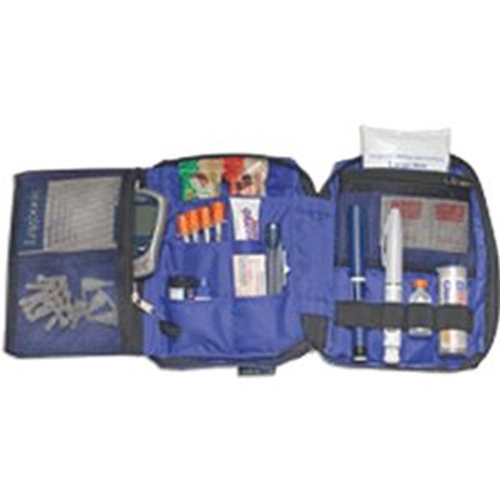 Medicool DIA-PAK Deluxe Diabetic Supply Organizer - Black