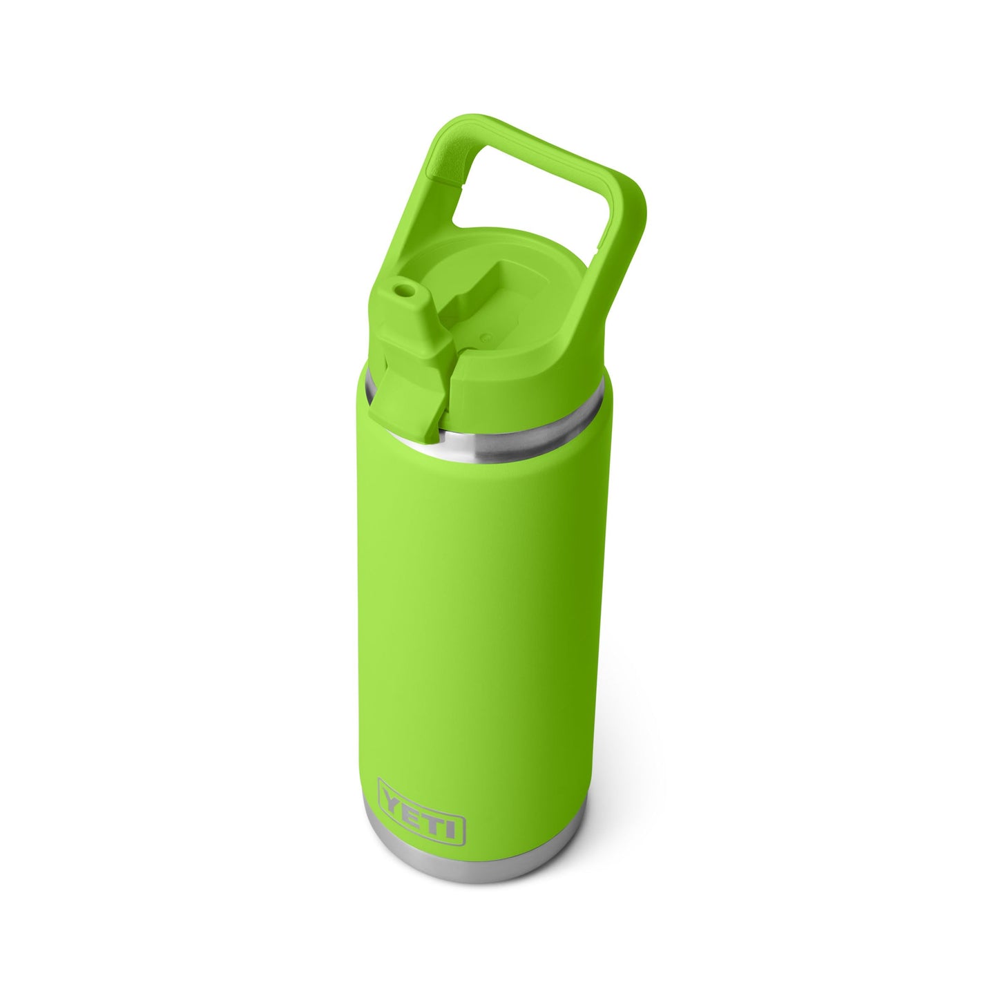 YETI Rambler 26 oz Bottle, Vacuum Insulated, Stainless Steel with Color Matching Straw Cap,Venom